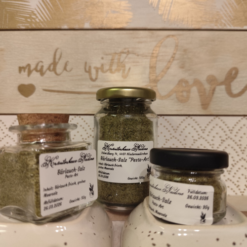 Bärlauch-Salz "Pesto-Art"